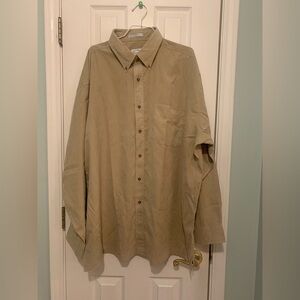 Forsyth of Canada Suede Tan Buttoned shirt, 2XL